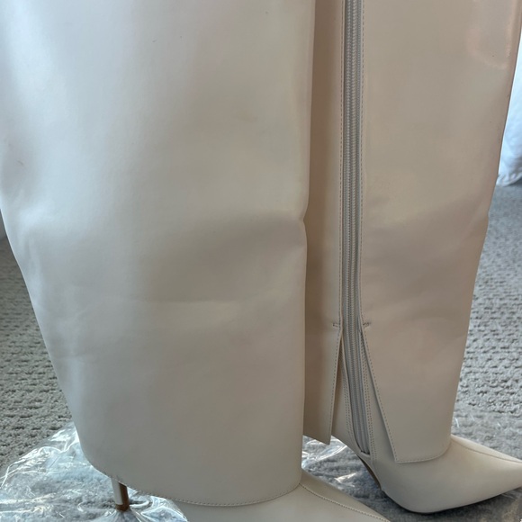 NWT INC skylar boot women Elegant White Knee-High size 6 - Picture 8 of 15